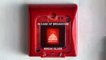 An emergency VMWare eject box in case of Broadcom